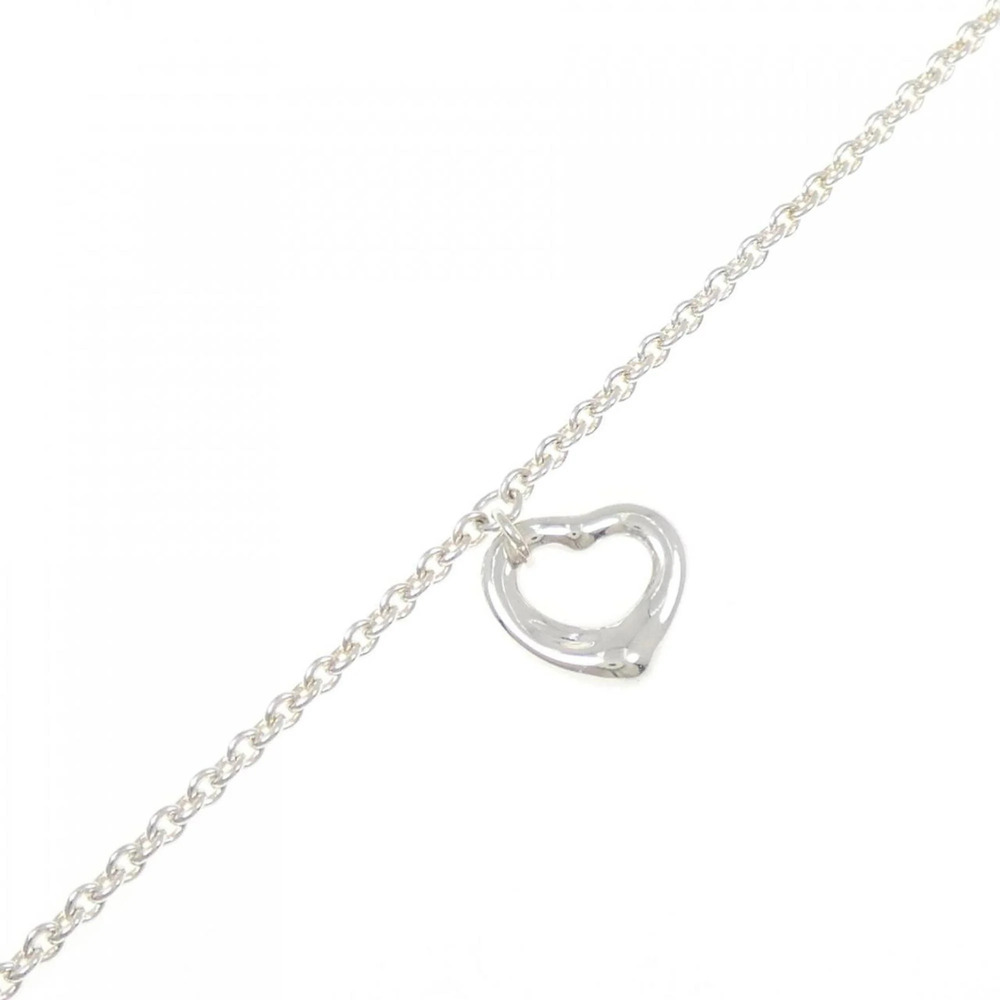 TIFFANY & CO. Silver Heart Charm Bracelet